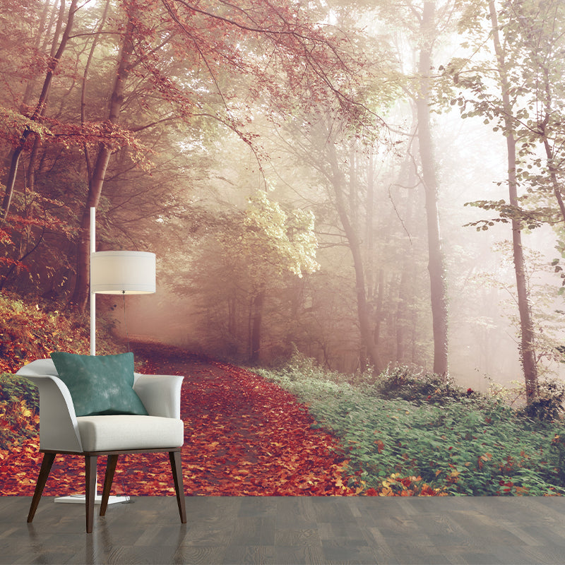 Photography Woods Mural Mildew Resistant Wallpaper Sleeping Room Wall Mural