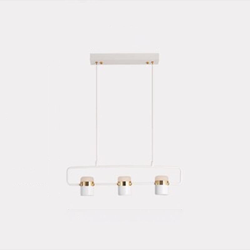 Contemporary Style Cylinder Island Lights Metal Island Pendant Lights