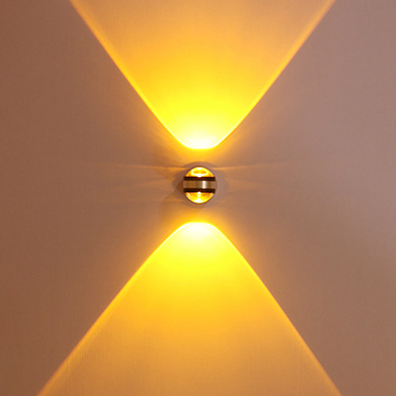 Modern Style Ball Wall Lighting Fixtures Metal 2 Lights Wall Mounted Lamps