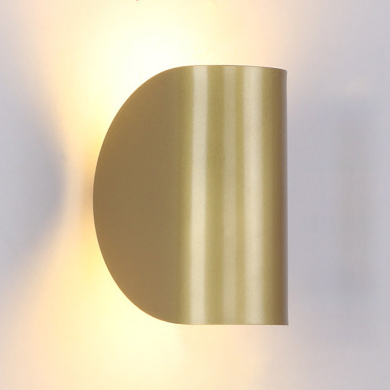 Nordic Style Metal Wall Light Colorful 6.5" High Wall Sconce for Living Room