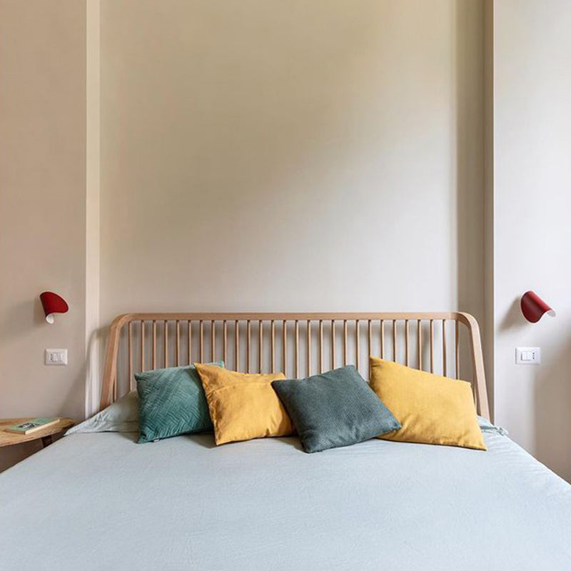 Nordic Style Metal Wall Light Colorful 6.5" High Wall Sconce for Living Room