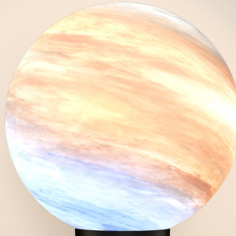 Ball Shade Metal Wall Sconce Modern Style Single Light Wall Mounted Light