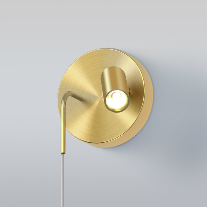 Metal Unique Shape Wall Light Modern Style Multi-Lights Wall Mount Light Fixture in Gold