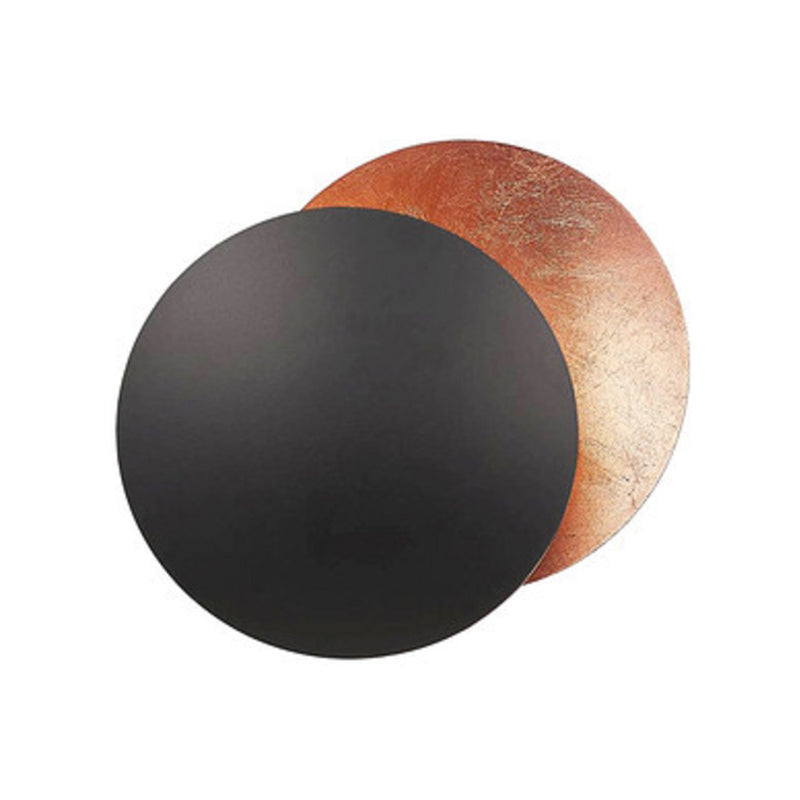 Postmodern Style Metal Wall Light Simple Geometry Circle Rotatable Wall Lamp for Bedroom