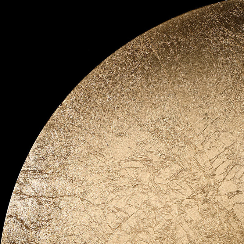 Postmodern Style Metal Wall Light Simple Geometry Circle Rotatable Wall Lamp for Bedroom