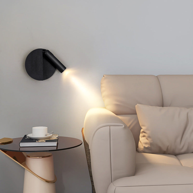 Nordic Style Metal Wall Light Simple Geometry Rotatable Led Wall Lamp for Living Room