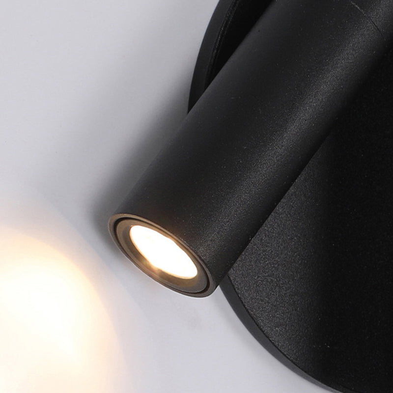 Nordic Style Metal Wall Light Simple Geometry Rotatable Led Wall Lamp for Living Room