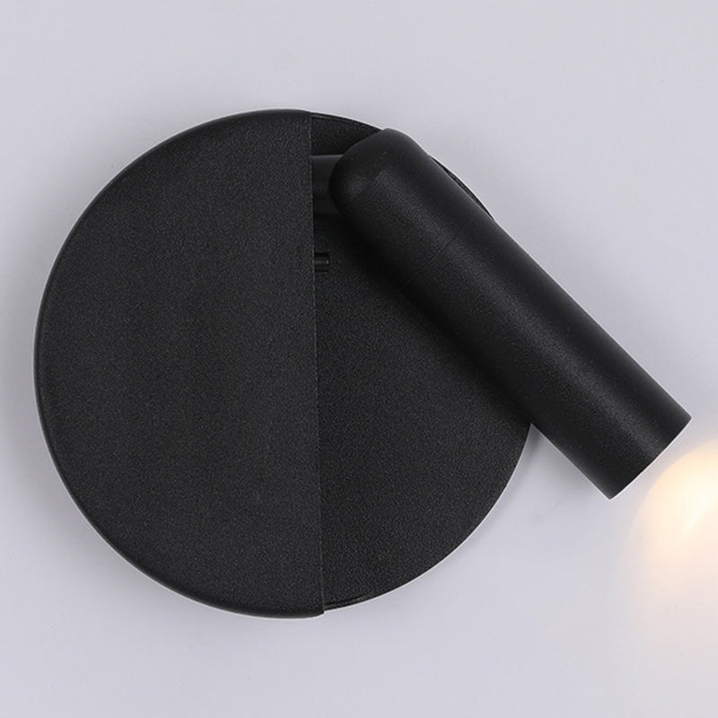 Nordic Style Metal Wall Light Simple Geometry Rotatable Led Wall Lamp for Living Room