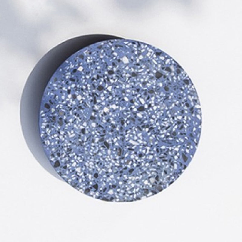 Nordic Style Marble Wall Light Geometry Round Led Wall Lamp with Stone Shade for Bedroom