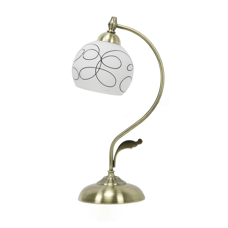 Tiffany Style Desk Light 1-Light Table Lamp Fixture for Bedroom