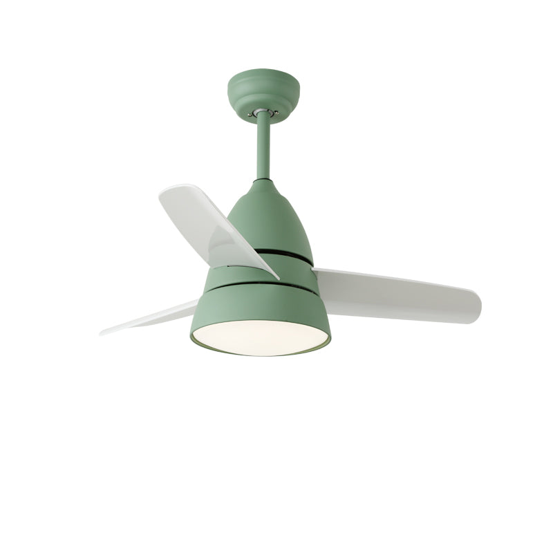 Metal Fan Ceiling Lights Modern Style 2 Lights Flush Mount Lamp