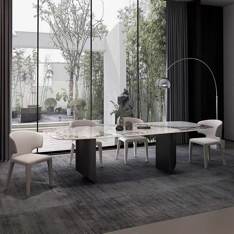 Designer Style 1/3/4/5 Pieces Dinette Set Sintered Stone Dining Room Set