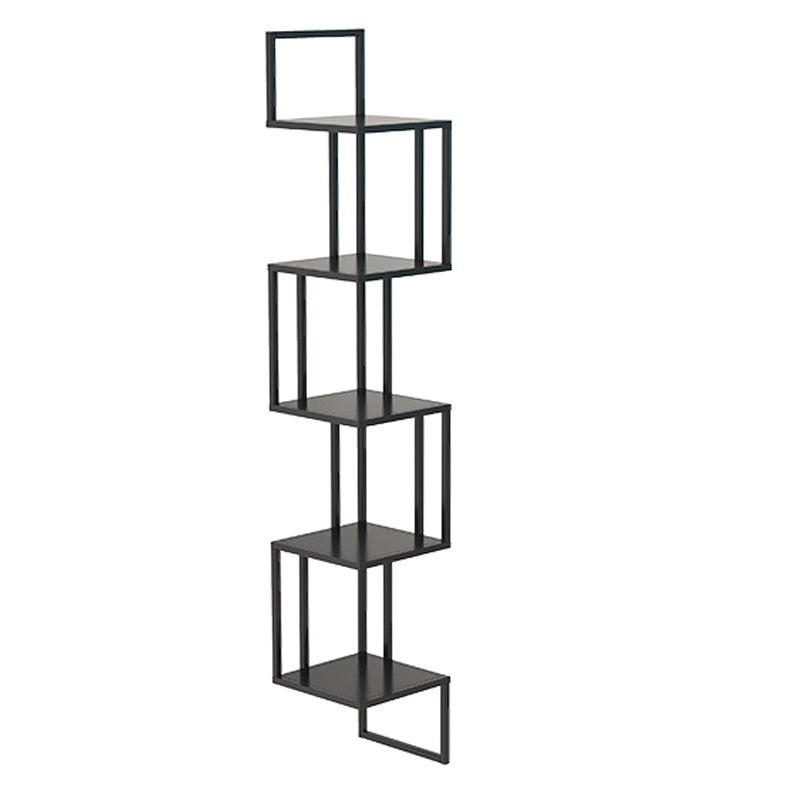 Wall Mounted Bookcase Contemporary Style Bookshelf for Office Home