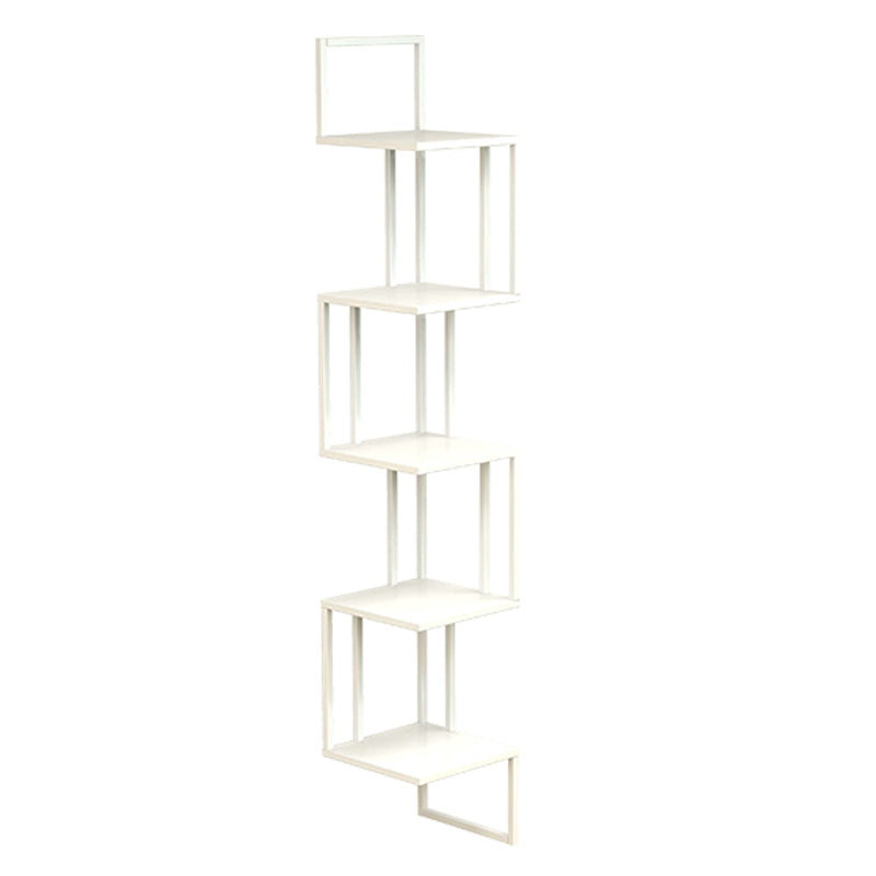 Wall Mounted Bookcase Contemporary Style Bookshelf for Office Home
