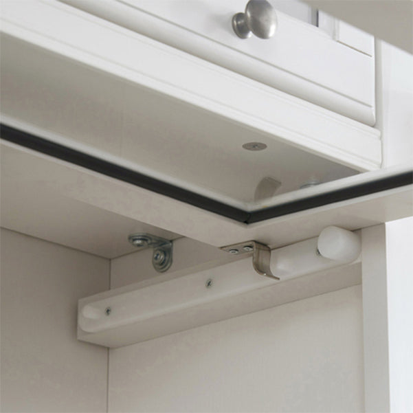 Wooden Vertical Bookcase Contemporary Closed Back Bookshelf for Home Office