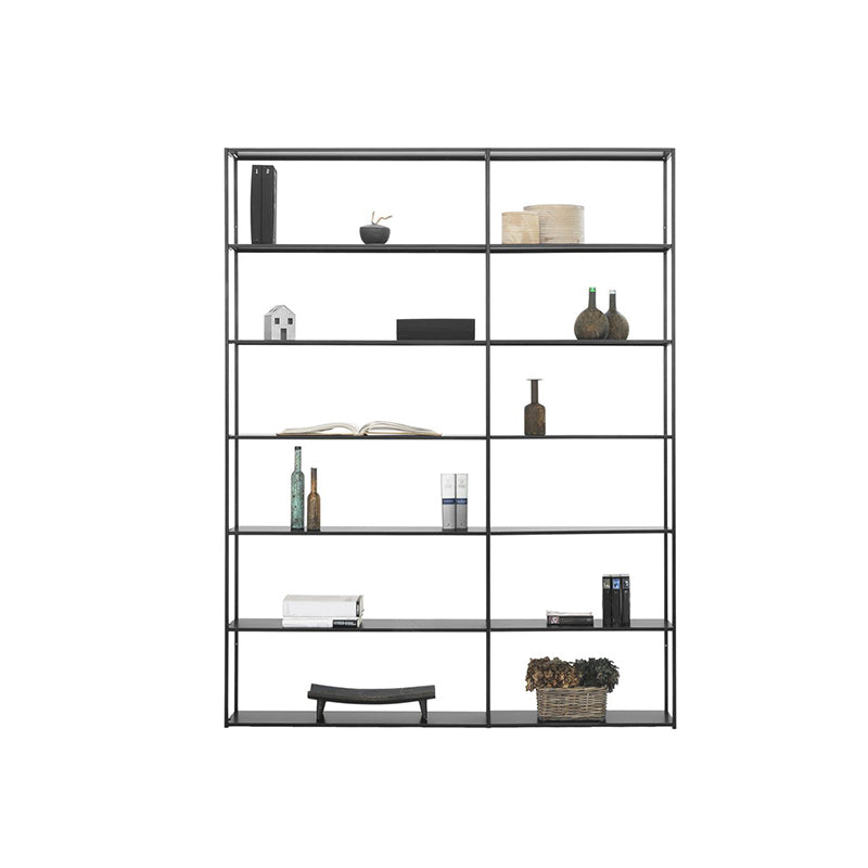 70.87"H Bookshelf Open Back Modern Style Bookcase for Home and Office