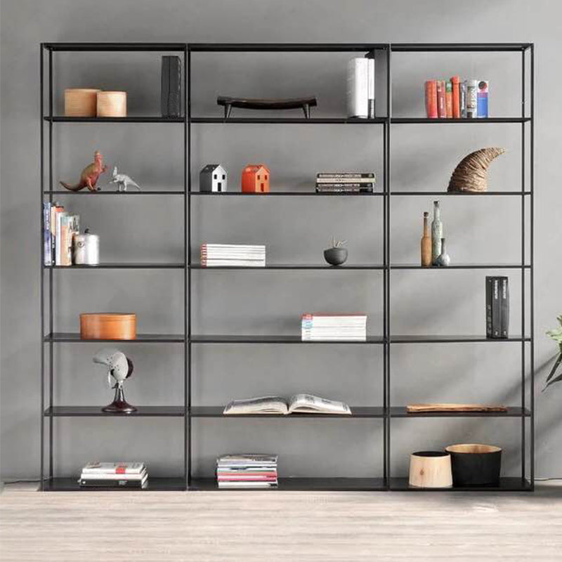 70.87"H Bookshelf Open Back Modern Style Bookcase for Home and Office