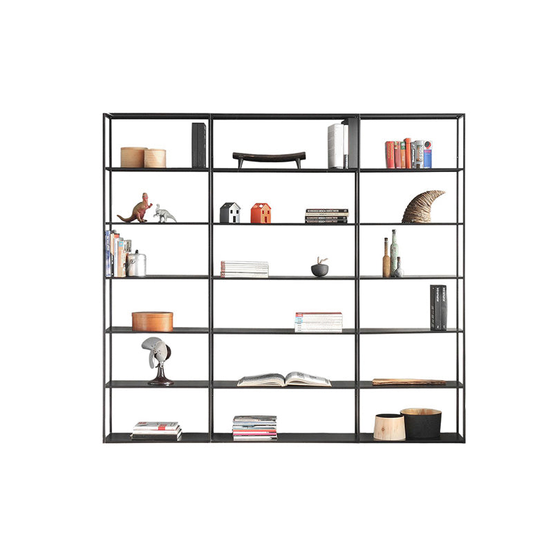 70.87"H Bookshelf Open Back Modern Style Bookcase for Home and Office