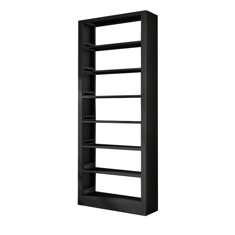 7 Shelf Metal Bookcase Contemporary Open Bookshelf for Home Office