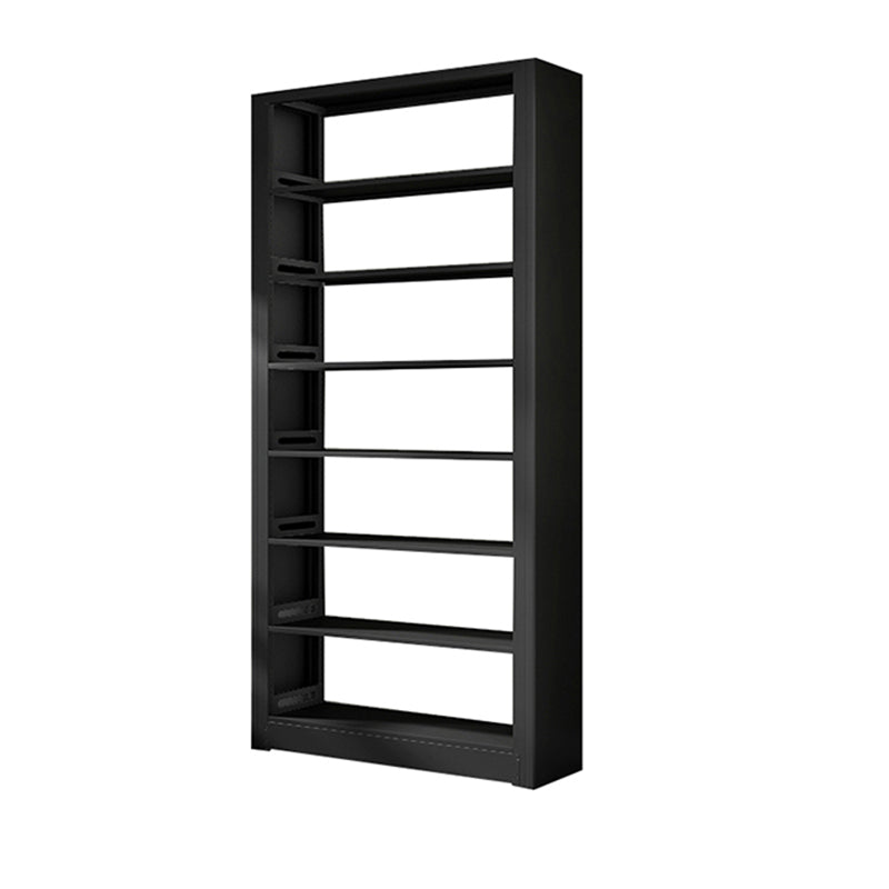 7 Shelf Metal Bookcase Contemporary Open Bookshelf for Home Office