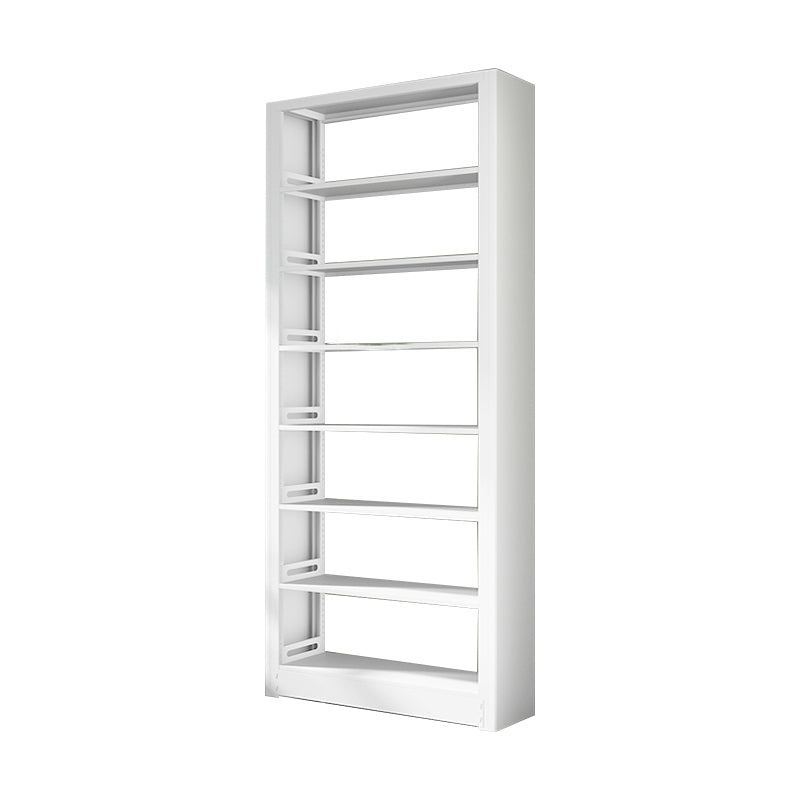7 Shelf Metal Bookcase Contemporary Open Bookshelf for Home Office