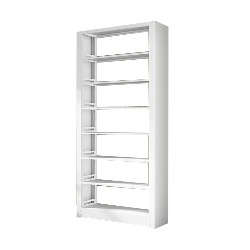 7 Shelf Metal Bookcase Contemporary Open Bookshelf for Home Office