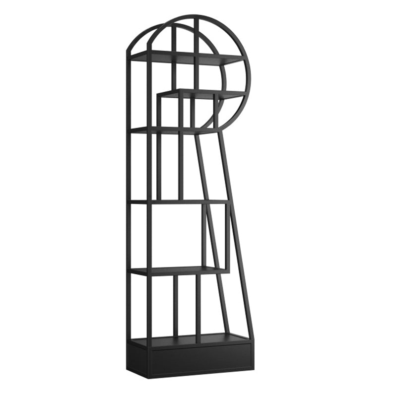 Urban Metal Etagere Bookshelf Vertical Open Bookcase for Home Office