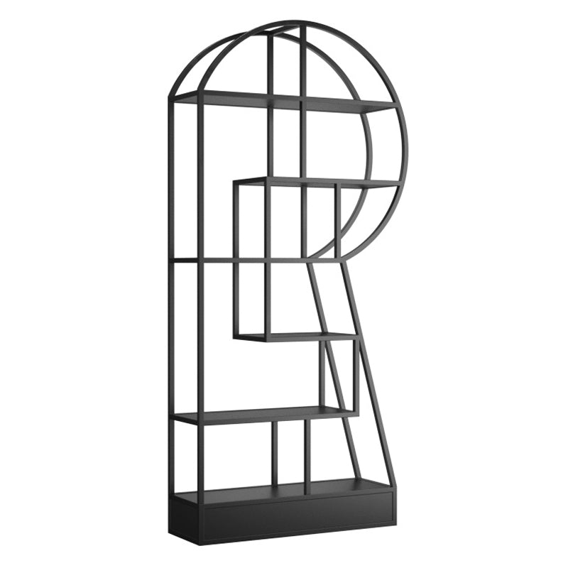 Urban Metal Etagere Bookshelf Vertical Open Bookcase for Home Office