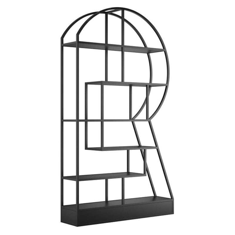 Urban Metal Etagere Bookshelf Vertical Open Bookcase for Home Office