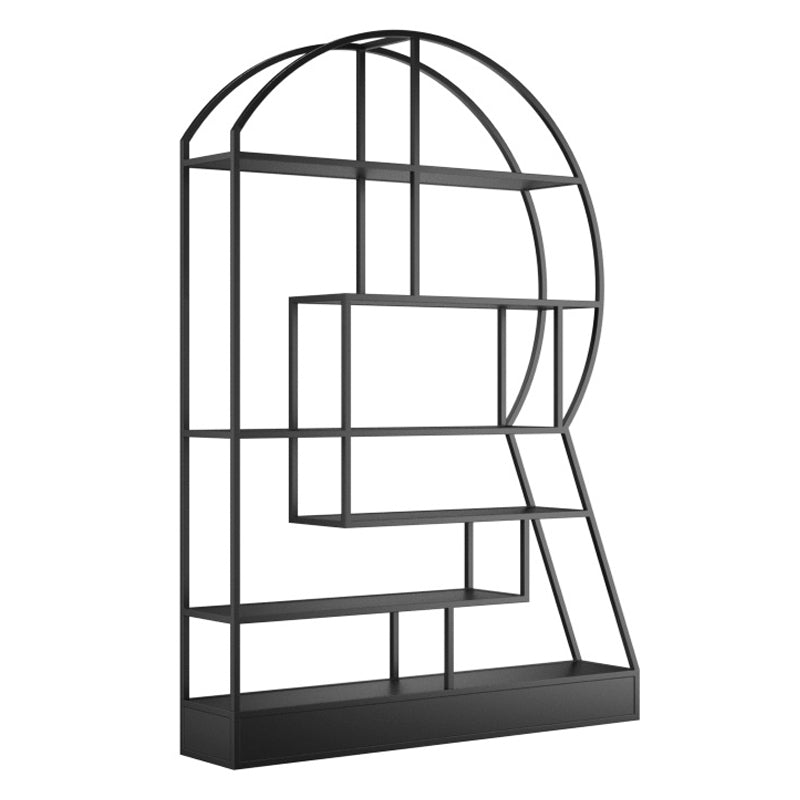 Urban Metal Etagere Bookshelf Vertical Open Bookcase for Home Office