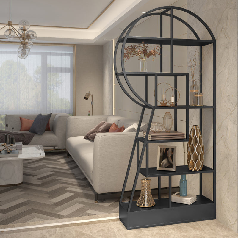 Urban Metal Etagere Bookshelf Vertical Open Bookcase for Home Office