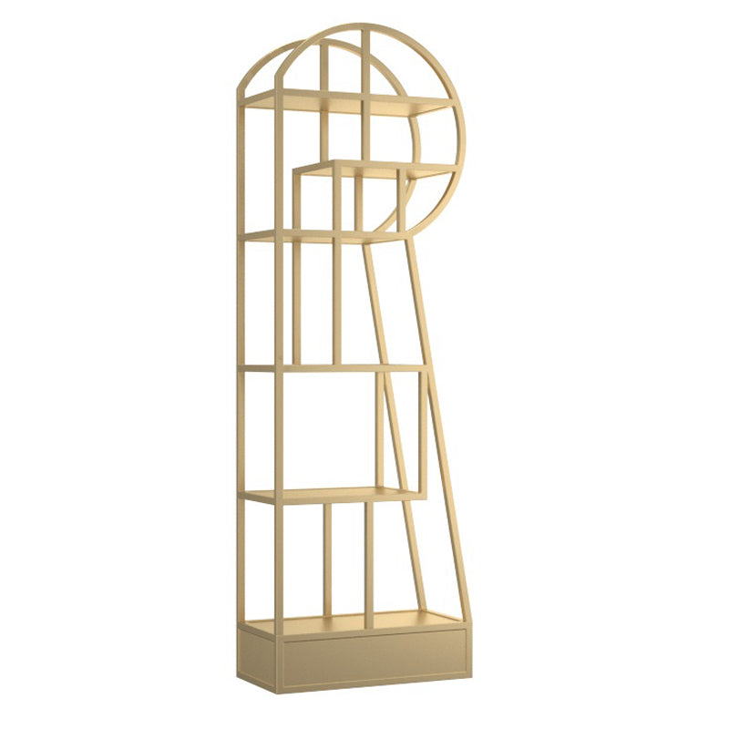 Urban Metal Etagere Bookshelf Vertical Open Bookcase for Home Office