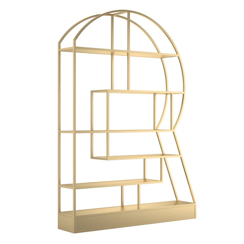 Urban Metal Etagere Bookshelf Vertical Open Bookcase for Home Office