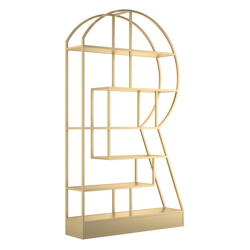 Urban Metal Etagere Bookshelf Vertical Open Bookcase for Home Office