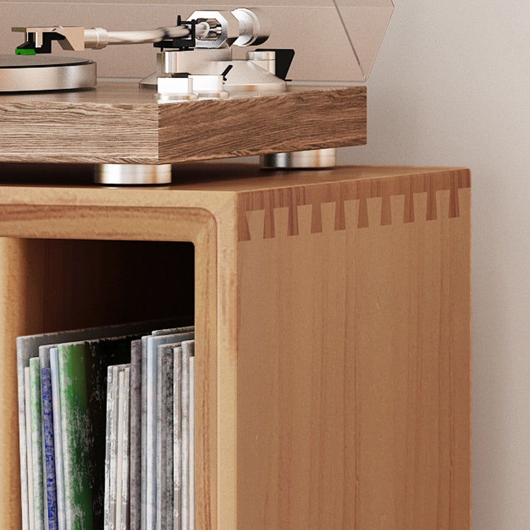 Contemporary Style Standard Bookcase Wooden Vertical Closed Back BookShelf