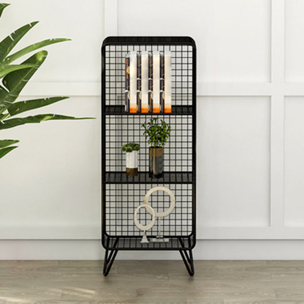 Modern Style Bookcase Standard Closed Back Metal Bookshelf for Home