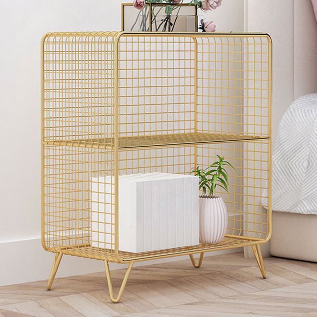 Modern Style Bookcase Standard Closed Back Metal Bookshelf for Home