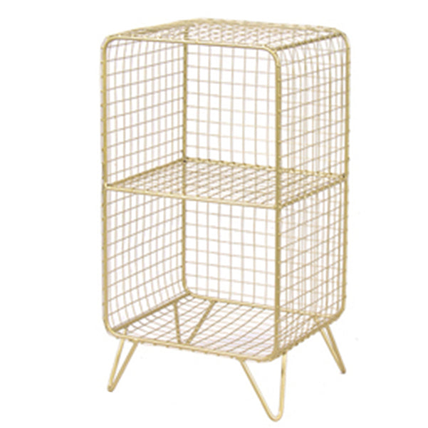 Modern Style Bookcase Standard Closed Back Metal Bookshelf for Home