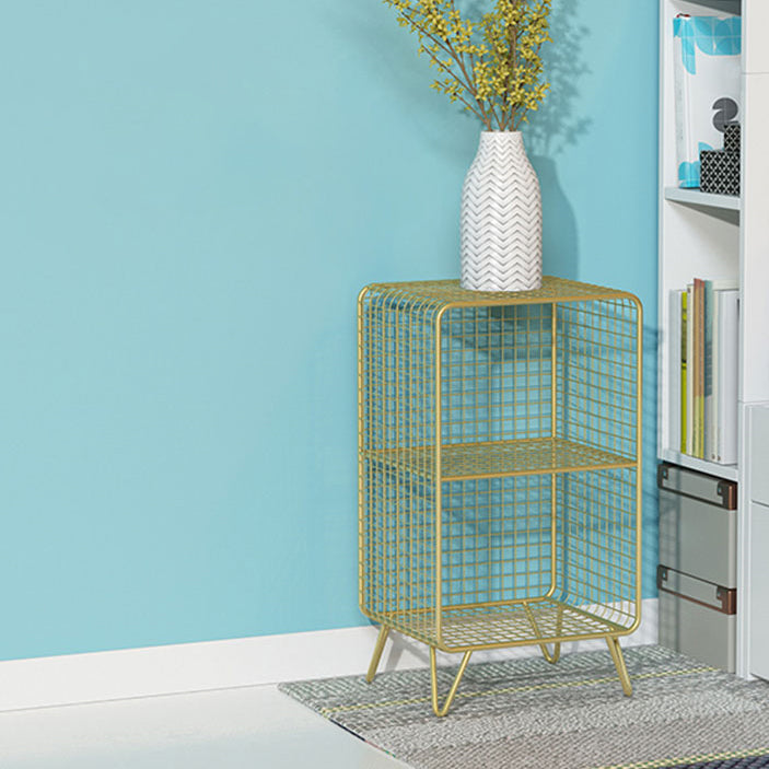 Modern Style Bookcase Standard Closed Back Metal Bookshelf for Home