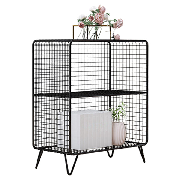 Modern Style Bookcase Standard Closed Back Metal Bookshelf for Home