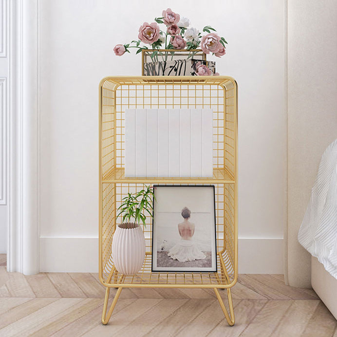 Modern Style Bookcase Standard Closed Back Metal Bookshelf for Home