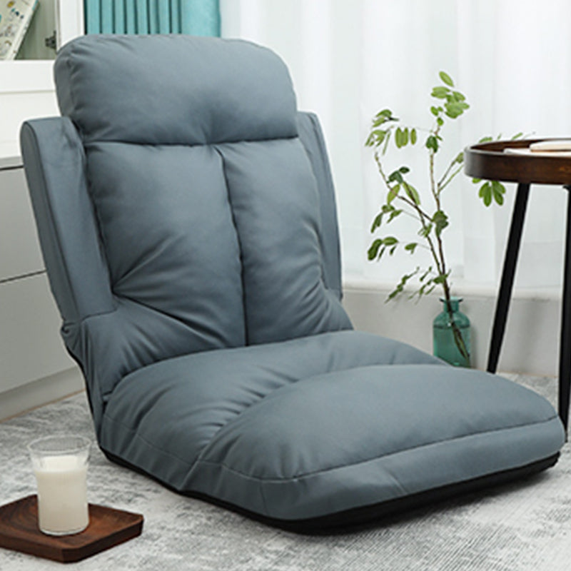 Faux Leather/Linen Chair 20.8 "L x 21.6"W x 25.9"H Convertible Chair