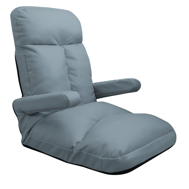 Faux Leather/Linen Chair 20.8 "L x 21.6"W x 25.9"H Convertible Chair