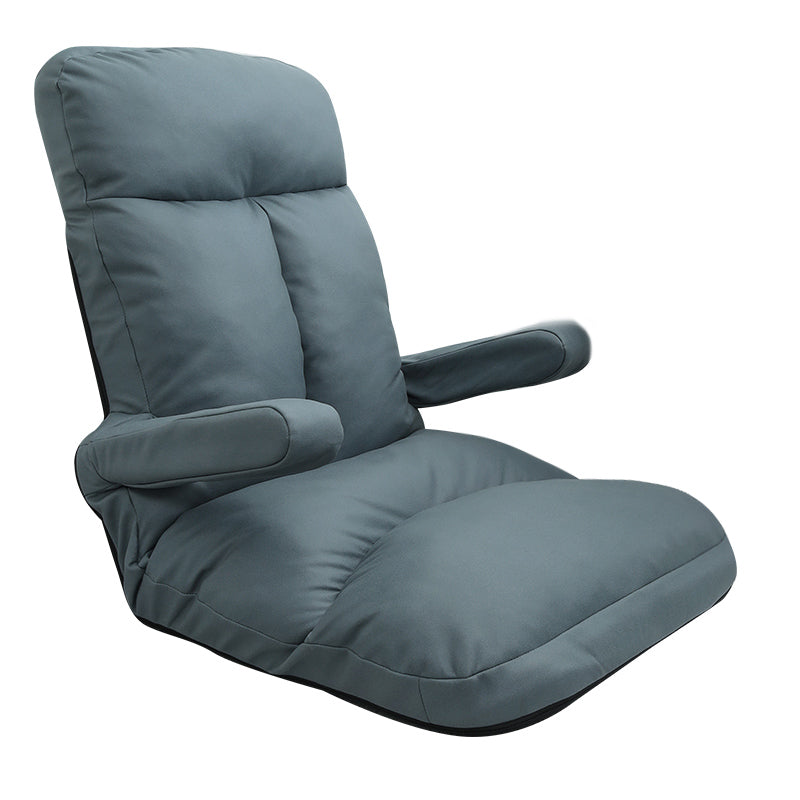 Faux Leather/Linen Chair 20.8 "L x 21.6"W x 25.9"H Convertible Chair