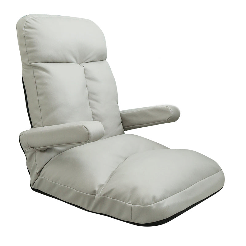 Faux Leather/Linen Chair 20.8 "L x 21.6"W x 25.9"H Convertible Chair