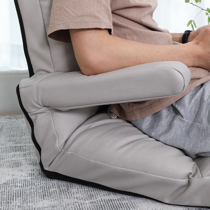 Faux Leather/Linen Chair 20.8 "L x 21.6"W x 25.9"H Convertible Chair