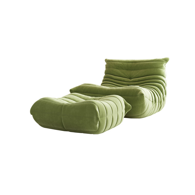 Fabric/Faux Leather Chair 33.4" L x 43.3" W x 30.3 " H Armless Chair for Living Room