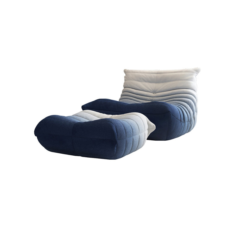 Fabric/Faux Leather Chair 33.4" L x 43.3" W x 30.3 " H Armless Chair for Living Room