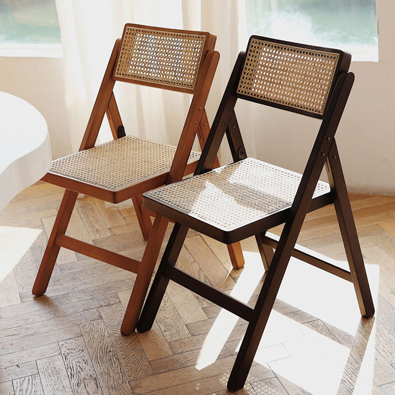 Slipper Accent Chair Wood Solid Wood Frame Armless for Living Room