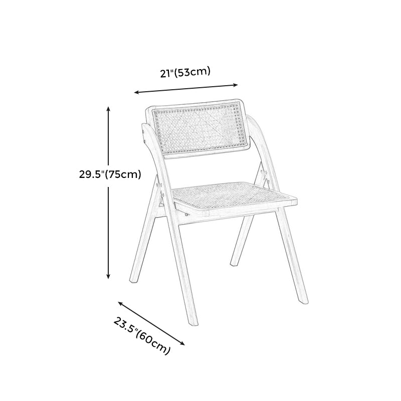 Slipper Accent Chair Wood Solid Wood Frame Armless for Living Room
